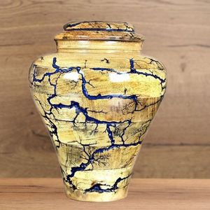 Urne funéraire en bois gravée sur mesure, boîte à souvenirs personnalisée pour animaux de compagnie, rangement pour cendres de chien et de chat, fournitures funéraires commémoratives - Product Image 5