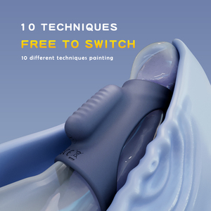 Mainan seks dewasa pria, cincin pijat getaran prostat dengan cincin kunci sperma kunci Delay pasangan Shock ganda mainan cincin Stimulator - Product Image 2