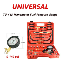 Manómetro de vacío y presión de inyección de combustible Dr.M LGT00322 Deluxe, sistema completo de 0-140 psi, herramienta óptima, origen China, OEM