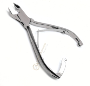 Coupe-ongles professionnel en acier inoxydable en forme de demi-lune robuste pour l'utilisation en podologie des ongles incarnés des doigts et des orteils - Product Image 2