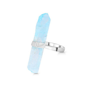 Moonstone Pencil Style Anillo de Plata de Ley 925 - Product Image 2