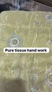 Tela de Lehenga de Alta Calidad, Hecha a Mano con Tejido Puro, Material para Disfraces, Suave - Product Image 5