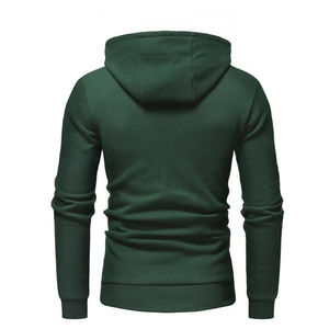 Sweat à capuche en coton biologique à manches longues personnalisé de haute qualité unisexe brodé Gym ajusté OEM ODM Pakistan fournisseur - Product Image 4