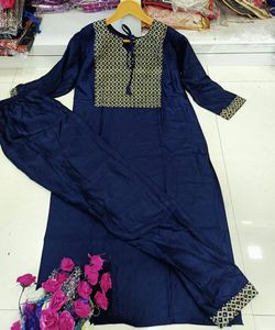 ชุดปาร์ตี้หนัก georgette สวมใส่กับลำดับและ dupatta - Product Image 6