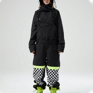 Pantalon de ski unisexe imperméable avec coutures thermosoudées, chaud et ample pour l'hiver, coupe-vent et respirant, grandes tailles, pour la neige - Product Image 2