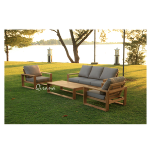 Table basse Havana meubles haut de gamme en bois de teck forme rectangulaire pour mobilier extérieur et intérieur moderne au bord de la piscine - Product Image 3