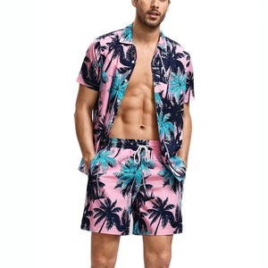 Conjunto de Camiseta y Pantalones Cortos Holgados de Verano para Hombre, Estilo Urbano Informal, Tejido de Punto Transpirable, Ropa de Playa Cómoda - Product Image 5