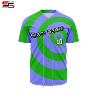 Nueva Camiseta de Béisbol, 100% Poliéster, Logos Sublimados, Estampados, Transpirable, Secado Rápido, Tallas Grandes - Product Image 4