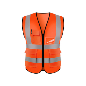 Chaleco de trabajo de material de poliéster de alta calidad de Venta caliente OEM ODM HI Vis ropa de trabajo de invierno hombres mujeres chaleco de seguridad - Product Image 6