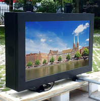 Señalización Digital para Montaje en Pared Exterior de 55'', Pantalla Legible Bajo la Luz Solar de 2000nits, HD, Resistente al Agua IP65, Protección de 10KV, Sistema de Refrigeración por Aire