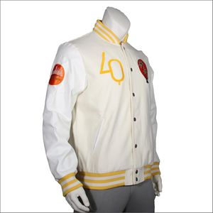 เสื้อแจ็กเก็ตทีมตัวแทนของผู้ชายงานตามสั่งปักลายสีพื้นเสื้อแบบสตรีทแต่งตะเข็บด้านหน้าแนวสตรีท - Product Image 2