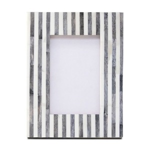 Classic Bone Inlay Photo Frame with Bone Resin Inlay Rectangular Wood Customization Size for Photo <b>Display</b> from India - Product Image 1