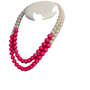 Collar personalizado de resina, cuentas de oración tibetanas, collar hecho a mano al mejor precio al por mayor hecho en La India - Product Image 1