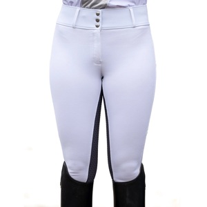 Venta caliente Jodhpur Pantalones de equitación Pedido personalizado Envío rápido Transpirable Durable Bajo MOQ 100% Cierre de cremallera de algodón - Product Image 5