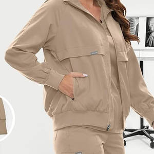 Nouveaux modèles femmes vestes clinique infirmière uniformes soins infirmiers médicaux gommages uniformes vestes nouveau à la mode 2025 - Product Image 6