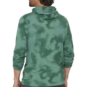 Lourd Vintage en détresse hommes lavage à l'acide sweats à capuche lâche lavé français polaire 100% coton XS taille hiver impression en gros - Product Image 2