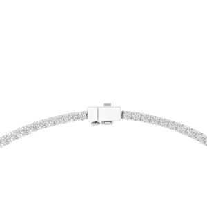 Collier tennis en or blanc 14 carats avec diamants de laboratoire, éclat éternel, collier Infinity Brilliance plaqué rhodium, luxe - Product Image 5