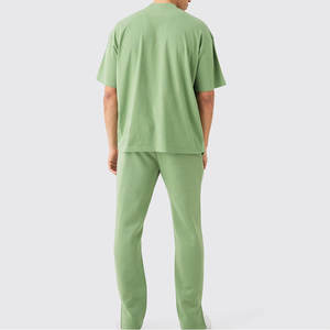 Casual <b>Men</b> Tracksuit Set for Summer Wear with Slim <b>Fit</b> <b>T</b>-<b>Shirt</b> and Jogger Pants Summer Tracksuit for <b>Men</b> - Product Image 3