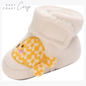 Botines de lana acogedores para bebés, niñas y niños, diseño de pato, zapatos para recién nacidos, calzado infantil - Product Image 4