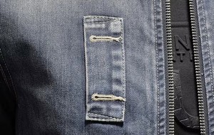 Veste denim ample rétro pour hommes Parka d'hiver décontracté Vêtements de sortie moto tendance - Product Image 5