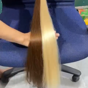 Precio al por mayor, paquetes de cabello humano virgen Remy 613 vietnamita liso natural para extensiones - Product Image 4