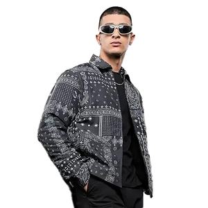 Haute qualité haut hiver blouson aviateur Collection décontracté grande taille imperméable respirant coton fermeture éclair Polyester tricoté veste - Product Image 3