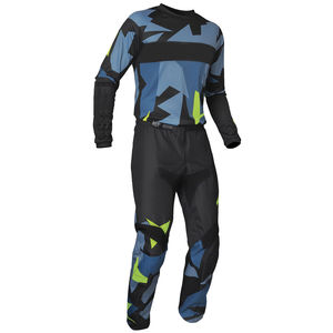 Ensemble de vêtements de sport imprimés ultra-flexibles pour motocross, en polyester sublimé, respirant, coupe-vent, pour un mouvement fluide et fiable - Product Image 2
