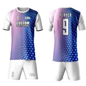 Uniforme de football Nouveau design élégant avec logo personnalisé Vente en gros directe d'usine par impression par sublimation Tissu doux luxueux et respirant - Product Image 1