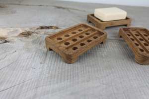 Vente en gros Porte-savon en bois écologique biodégradable Boîte à savon en bambou de forme ovale organique totale plateau - Product Image 5