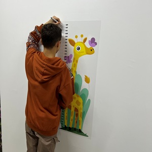 โมเดล-9เด็กใช้ซ้ำได้แห้งลบแผนภูมิการเจริญเติบโตทนทานไฟฟ้าไวท์บอร์ดสไตรีนสีขาวแก้วโลหะไม้ - Product Image 6