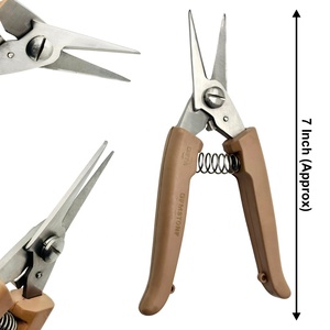 Alicates profesionales de 7 pulgadas de acero inoxidable para cortar extensiones de cabello con queratina de GEMSTONE ENTERPRISES - Product Image 1