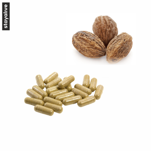 แคปซูลฮาริตากิบริสุทธิ์ & จากพืช | การล้างพิษและฟื้นฟู | แคปซูล Terminalia chebula - Product Image 5