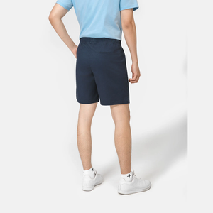 Shorts décontractés pour hommes personnalisés, couleur kaki, taille élastique, taille mi-haute, unis, écologiques - Product Image 4