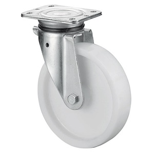 Heavy-Duty Swivel Caster 250mm <b>Wheel</b> 600kg Capacity <b>Plastic</b> Base Plate L138xW110mm BS Casters - Product Image 1