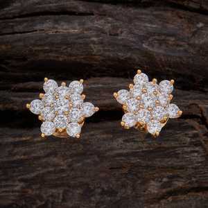Zircon Vintage <b>Stud</b> and Hoop <b>Earrings</b> Floral Geometric Stainless Steel Jewelry with Pearl for Parties and Gifts - Product Image 1