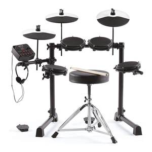 Batterie électronique noire Debut 5080047830 – Ensemble d'instruments de percussion haut de gamme - Product Image 1
