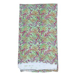 Bloque de mano impreso 100% tela de algodón Material de vestido tela geométrica por yarda a precio de fábrica proveedor bloque de madera - Product Image 3