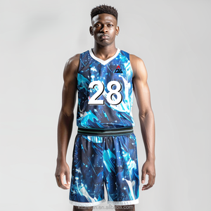 Conjunto de camiseta de baloncesto reversible personalizado para jóvenes, hombres, niños, ropa de entrenamiento, equipo de Camiseta deportiva, uniforme con pantalones cortos - Product Image 3