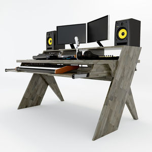 มินิมิลิสต์ สตูดิโอดีสก์ 156x90x91 ซม. ไม้ยางพารา SD68006 - Product Image 3