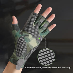 ถุงมือตกปลากันน้ำลายพรางสำหรับกีฬาฤดูหนาวกันลื่นและหน้าจอสัมผัส - Product Image 5