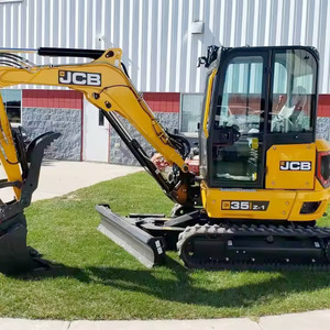 Miniexcavadora de orugas JCB 35Z-1 bastante usada, ahorro de energía con motor Changchai original y cilindro hidráulico Eaton - Product Image 4