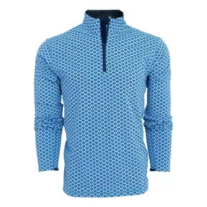 Sweat-shirt pour homme avec logo brodé personnalisé, 500 g/m², 100 % coton, demi-zip, molleton lourd, surdimensionné, unisexe - Product Image 4
