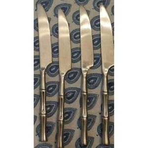 Épandeur de fromage écologique en acier inoxydable avec poignée en or Épandeur de fromage à lame argentée avec outil de fromage en métal fait main - Product Image 4