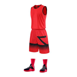 Ropa deportiva de poliéster Bsci, camisetas y pantalones cortos de baloncesto hechos a medida, uniforme deportivo de nuevo diseño con nombre y número de equipo - Product Image 2