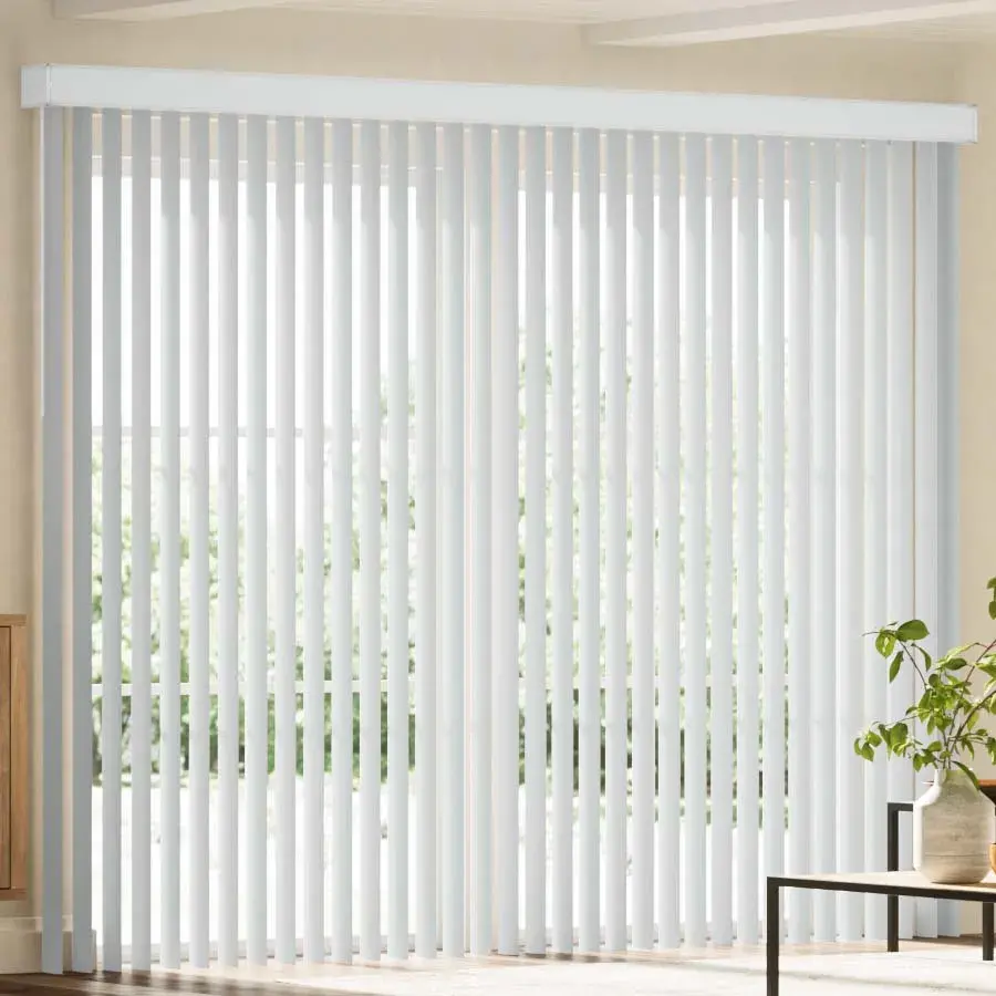 Nouveau Style Hanas Dream Sun Shading 180 Degrés Tissu Allusion Stores Tissu Vertical Sheer Stores Rideau