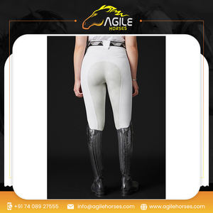 Pantalones de diseño premium personalizados al por mayor con asiento completo agarre de silicona pantalones de ropa ecuestre técnica pantalones de montar a caballo - Product Image 6