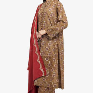 Traje Casual Pakistaní de 3 Piezas de Primera Calidad Personalizado con Dupatta Estampada para Mujer - Product Image 4