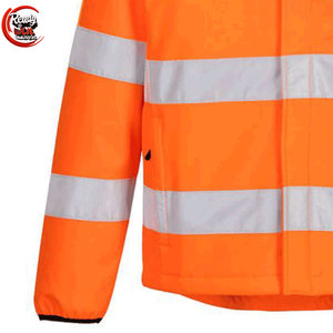 Veste de sécurité Softshell unisexe de haute qualité pour l'hiver automne respirant imperméable réfléchissant Hi Vis Made Polyester Workwear - Product Image 3