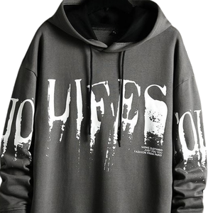 Sudadera con capucha con estampado de letras para hombre y mujer, ropa de calle, jersey de gran tamaño, Sudadera con capucha gráfica de estilo urbano informal a la moda, ventas cálidas de invierno - Product Image 4