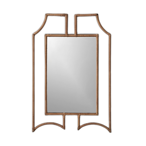 Prix usine Rectangle Cadre Mur Jute Enveloppé Cadre Antique Design De Luxe Décoration Murale pour La Maison Hôtel Bureau Salle De Bains - Product Image 1